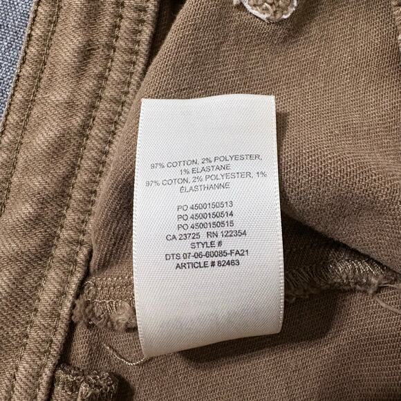 Wilfred Free Pants Women 10 Brown Aritzia High Waist Wide Leg Bare Back - Picture 7 of 8